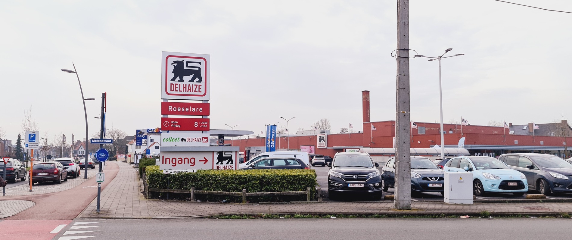 Delhaize op 1,3km